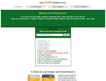 Tablet Screenshot of driverrequest.com